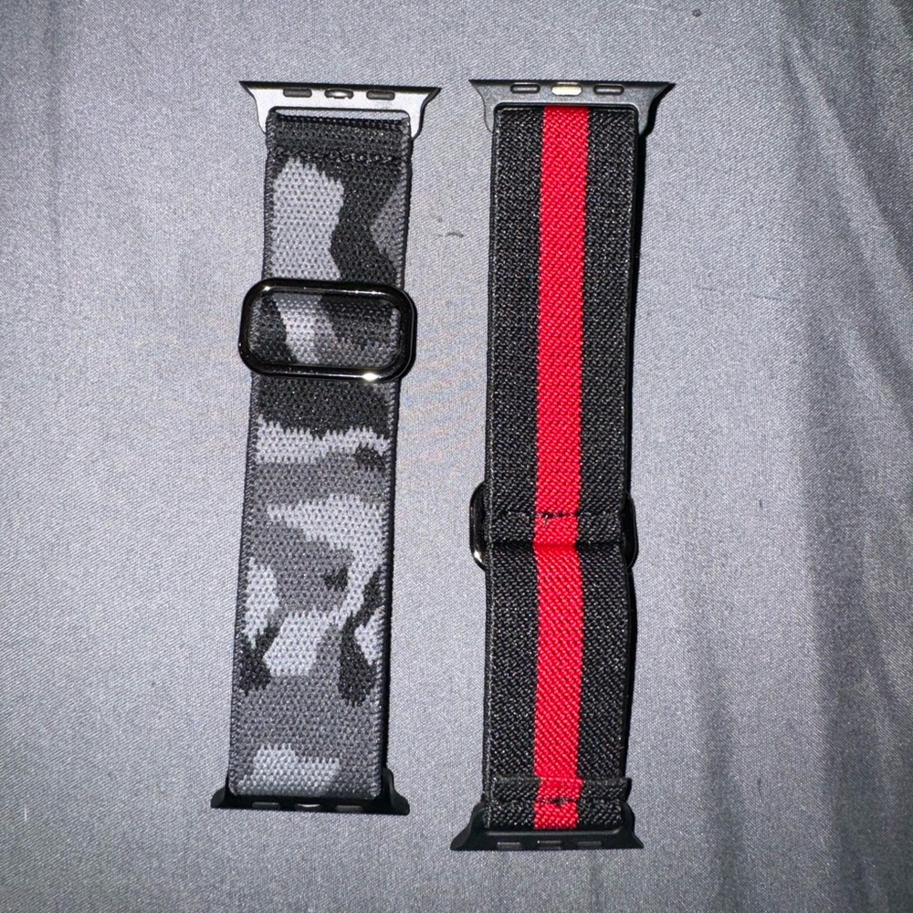 Stretchy Nylon Solo Loop Bands - 2 Pack